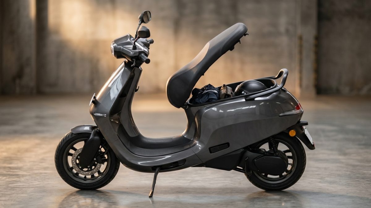 Contemporary 110cc commuter family scooter displayed in modern setting