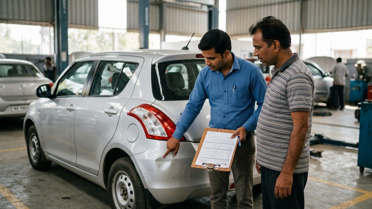 Insurance calculation document showing third party vs comprehensive premium details