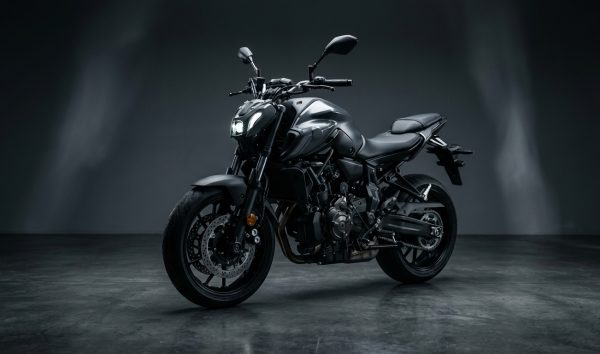 Latest bike in India showcased in a modern studio setup