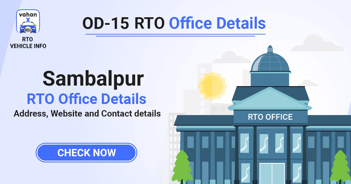 Sambalpur RTO Office Details – Address, Services & Contact Details