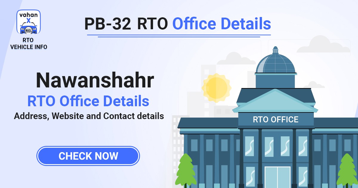 PB-32 RTO Office Details - Nawanshahr